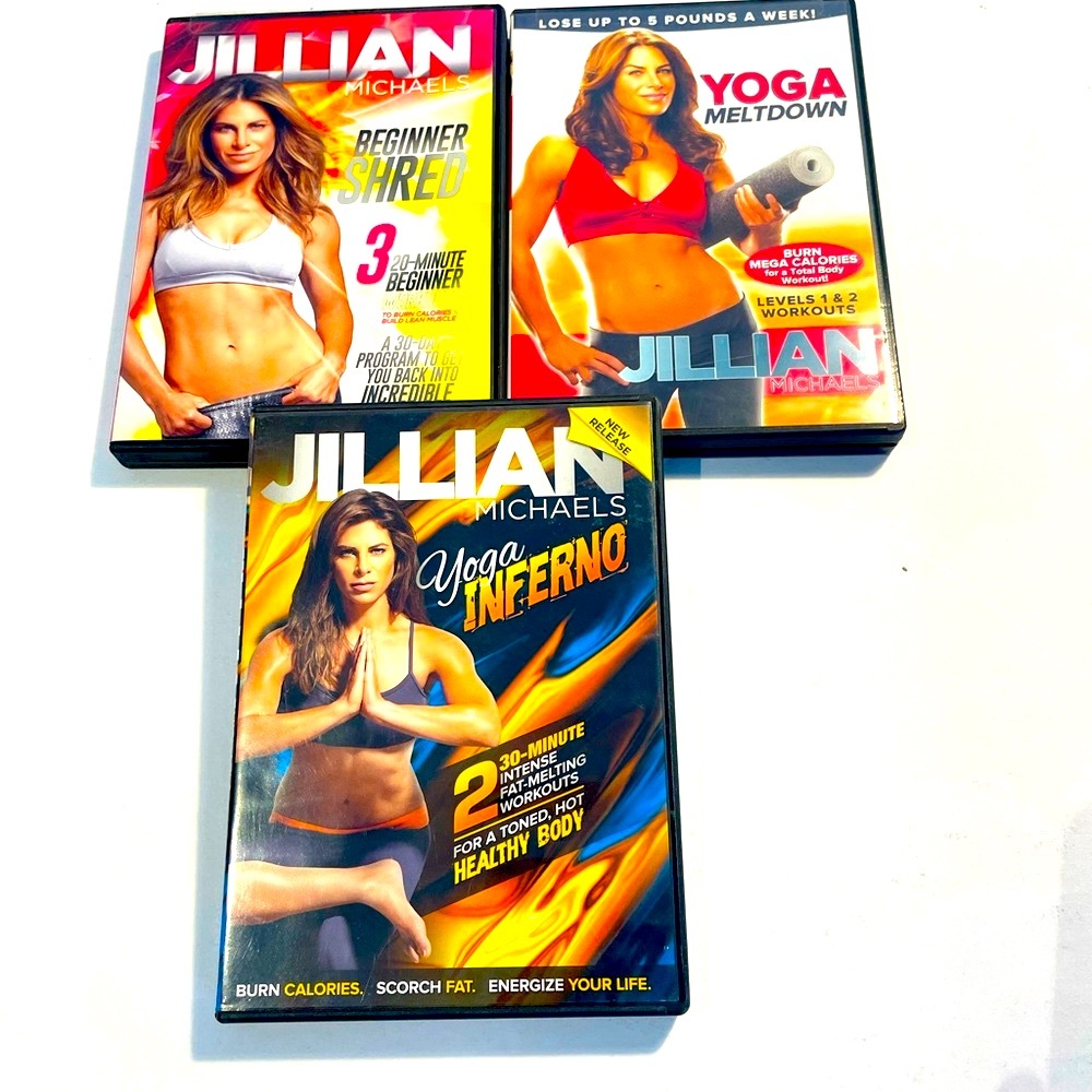Julian, Michaels fitness DVDs.